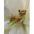 The Cheeky dog Brooch