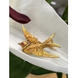 The Swallow that made spring Brooch